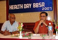 (l-r) Dr. Singh and Dr. Choudhuri, panel discussion during WDHD India